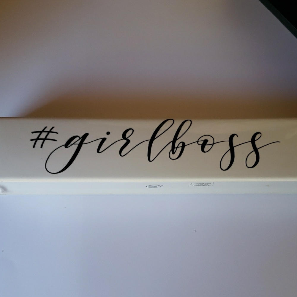 Motivational #Girlboss Wall Art